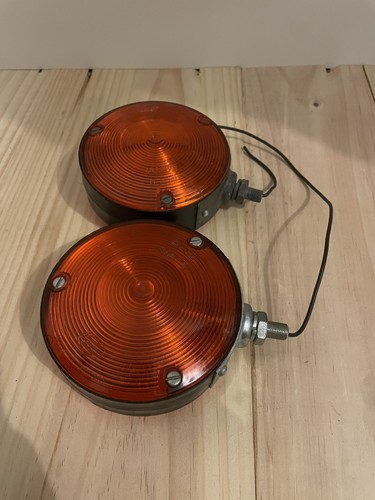 Feu orange tracteur - , ancien