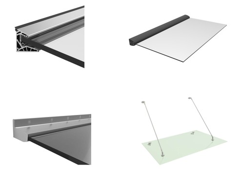 Porte freitragend led maison - porte,