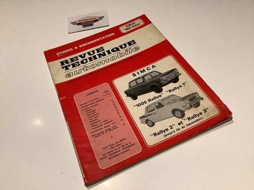 Simca 1000 rallye - rallye, 1