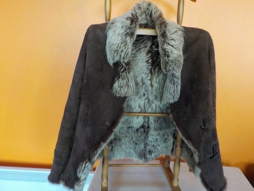 Blouson peau mouton ret - blouson,