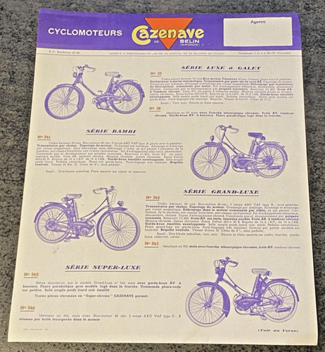Brochure vente - brochure, de