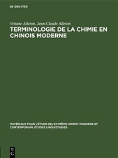 Terminologie De La Chimie En Chinois Moderne, Hardcover by Alleton, Viviane; ...