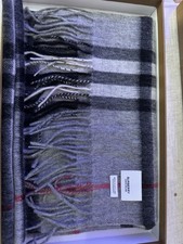 Écharpe Burberry Grise 100%