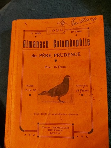 Almanach colombophile père - almanach,