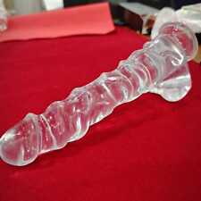 SexToy Gode Ventouse Crystal Transparent Réaliste Vaginal Anal Stimulation Dildo