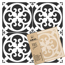 CHELES Pochoir en PLASTIQUE réutilisable pour tuiles // Géométrique Marocain