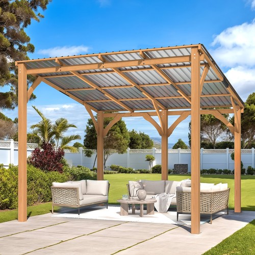 Outdoor wood gazebo for - wood,