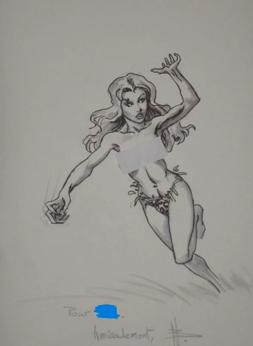 Jungle girl dessin - jungle,