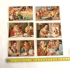 6 Anciennes chromos LIEBIG