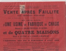 15 Aout 1928. Affiche. Vente