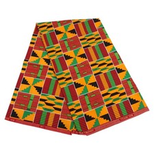 Tissu africain motif floral vibrant adapté aux tailleurs et artisans