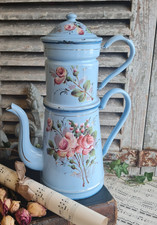 ANCIENNE CAFETIERE EMAILLEE