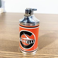 Vintage Garelli Advertising Lighter 1960s | Antique Orange Motorcycle Object