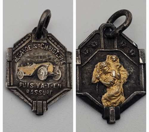 Médaille pendentif ancien - médaille,