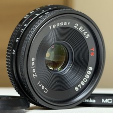 [MINT] Contax Carl Zeiss Tessar T* 45mm f/2.8 AEJ C/Y Mount Lens From JAPAN
