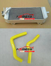 Cap Side Alu Radiateur Pour 2002-2021 Suzuki RM85 RM85L RM 85 80 +YELLOW Tuyau