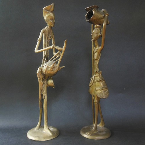 Bronzes africains musiciens - africains,
