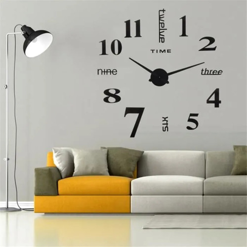 Diy horloge murale géante - diy, 3d