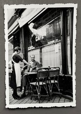 Photo ancienne terrasse café - ancienne,
