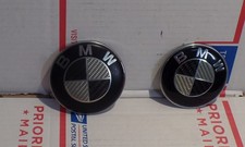 BMW F22 F30 F32 F80 E90 M2 M3 M4 Hood and Trunk Emblem SET 51148219237 BLACK