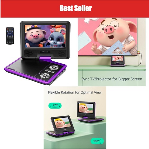 Yoton lecteur dvd - dvd, portable