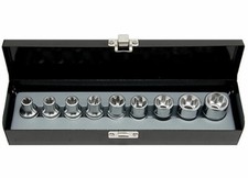 DOUILLES TORX FEMELLES de E10 à E24 PRESENTEES EN COFFRET