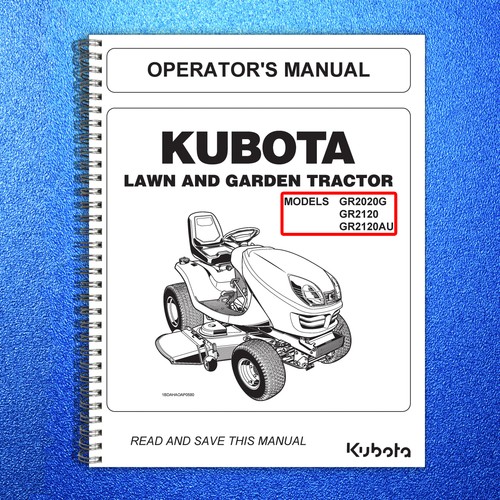 Kubota gr2020g 2120 2120au - kubota,