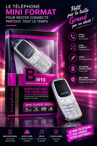 L8star bm10 mini téléphone - bm10,