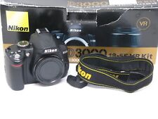 Nikon D3000 10.2MP Digital SLR Camera Body - Boxed With Accessories