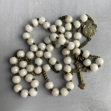 Collier chapelet ancien perles