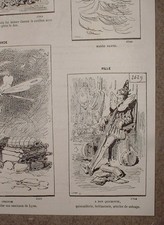 PJAM 1186b HUMOUR 1879 CARICATURE of DON QUIXOTE