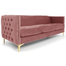 Canapé 3 Places en Velours