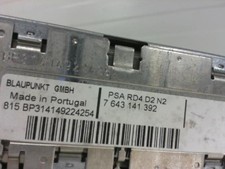 Autoradio d'origine PEUGEOT