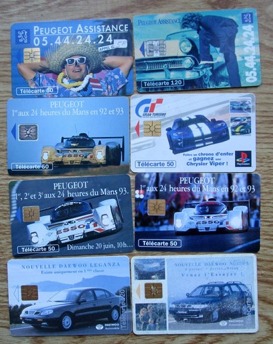 Lot cartes - de, 8