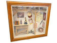 ✅Vitrine Ancienne Bois Cadre