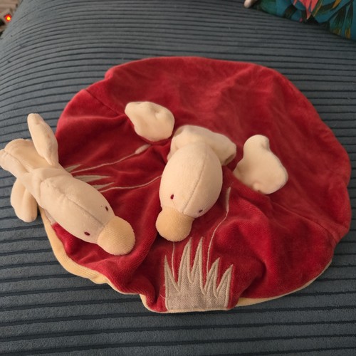 Doudou plat canard edouard - canard,