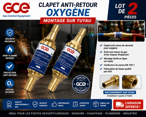 Lot clapets anti retour - lot, 2