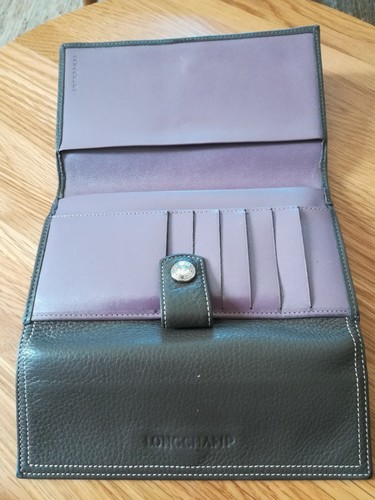 Portefeuille longchamp cuir - portefeuille,