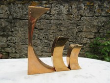 VINTAGE - 3 Bougeoirs