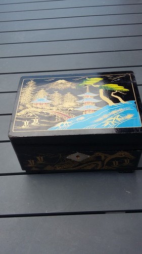 Ancien coffret boite - ancien, musique