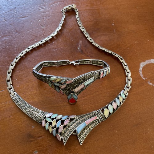 Ensemble ancien collier - collier, &