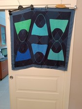 FURLA SCARF 100% PURE SILK SILK SILK SOIE VINTAGE WOMEN True Vintage Photo XL