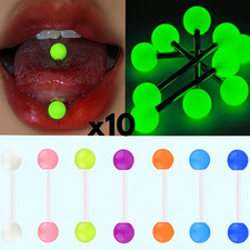 Lot De 10 Piercings Langue