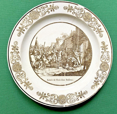 Assiette fouque arnoux - ,