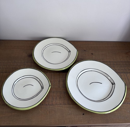 Plats service en faïence - 3, de