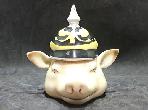 Moutardier porcelaine tête - tête, de