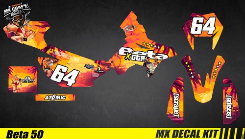 Kit déco moto pour mx - déco,