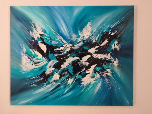 Tableau xxl abstrait coloré - xxl,