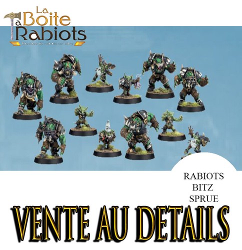 Blood bowl black orc team - black,