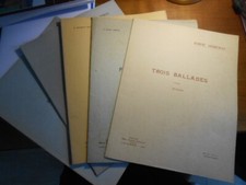  5 partitions musicales PIANO